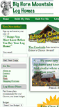 Mobile Screenshot of bighornmountainloghomes.com